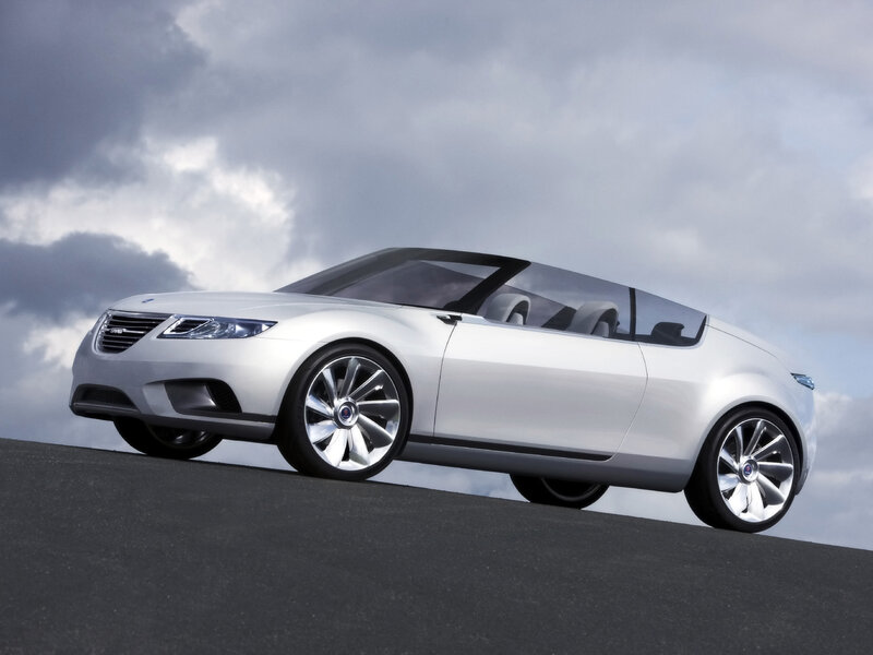 Silver Concept Car — Dramatic, Photograph, Sky