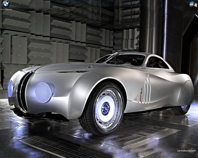 Silver Concept Car — Dramatic, Photograph, Soundproofing Panels, Floor Grating