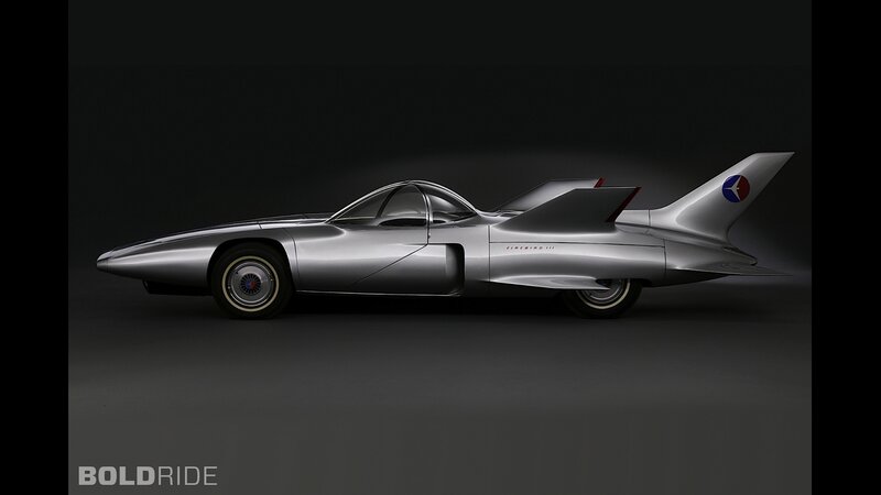 Silver Concept Car — Dramatic, Photograph, Tail Fin