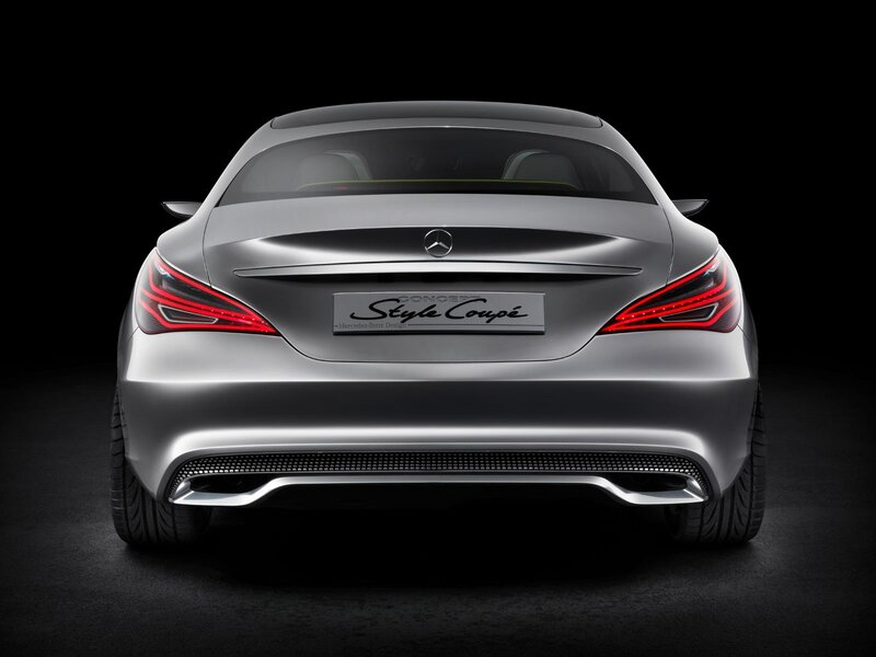 Silver Concept Car — Dramatic, Photograph, Taillights, Logo, Black