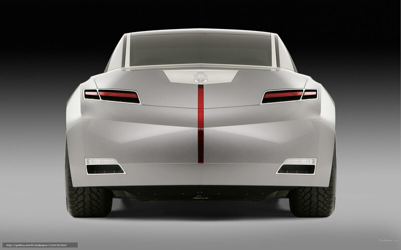 Silver Concept Car — Dramatic, Photograph, Taillights, Tires