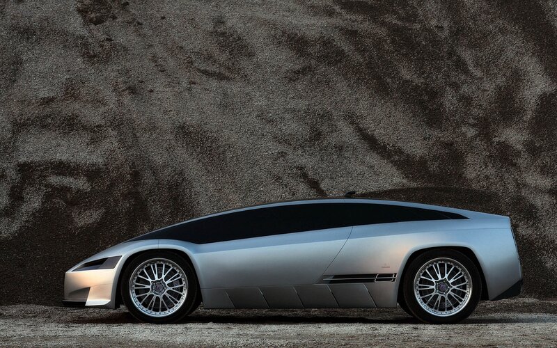 Silver Concept Car — Dramatic, Photograph, Wall