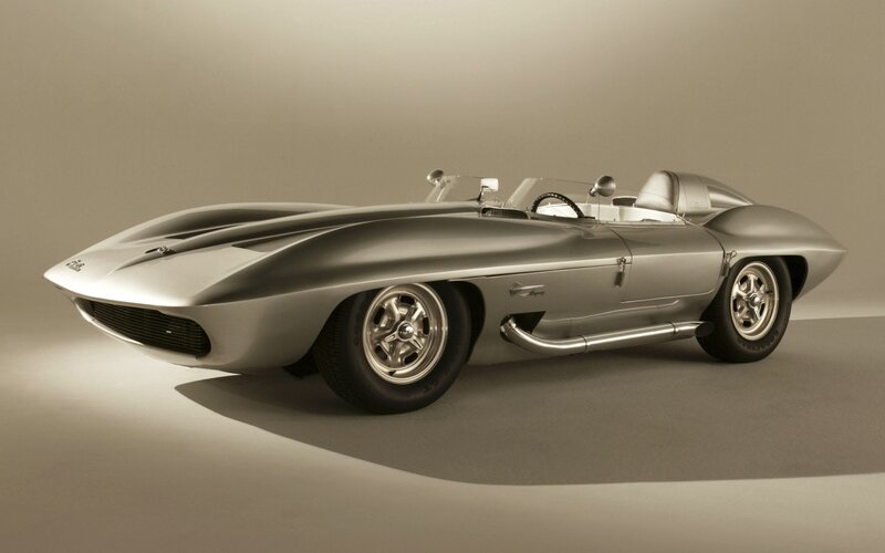 Silver Concept Car — Dramatic, Photograph, Wheel, Exhaust