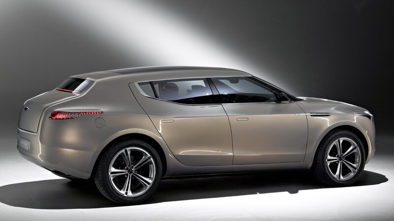 Silver Concept Car — Dramatic, Photograph, Wheels, Studio Lighting