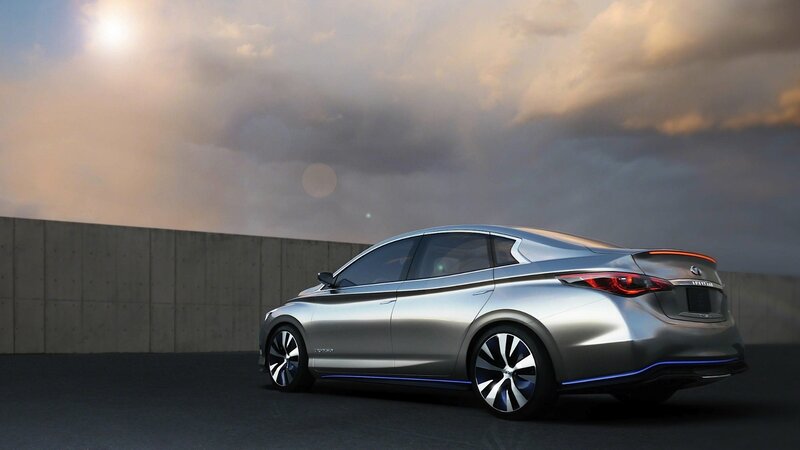 Silver Concept Car — Dramatic, Sunset, 3d Render, Concrete Wall, Sky