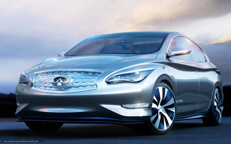 Silver Concept Car — Dramatic, Sunset, 3d Render, Sky