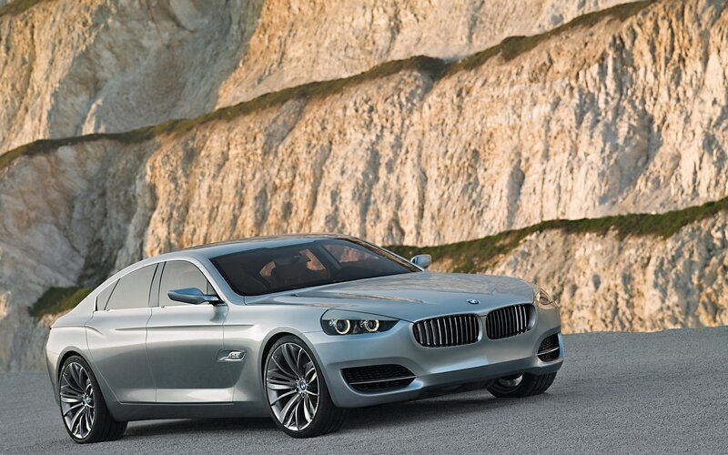Silver Concept Car — Dramatic, Sunset, Photograph, Cliff