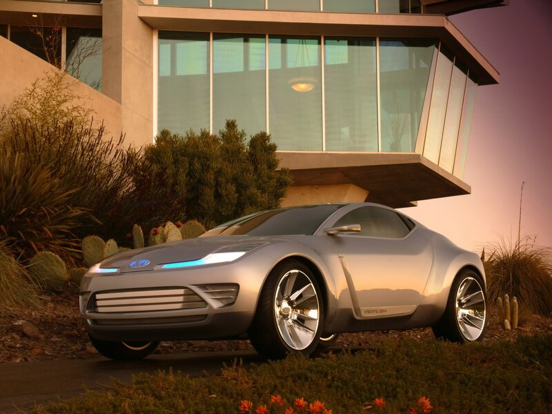 Silver Concept Car — Dramatic, Sunset, Photograph, Modern House