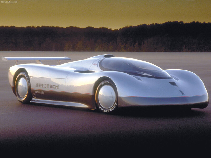 Silver Concept Car — Dramatic, Sunset, Photograph, Race Track