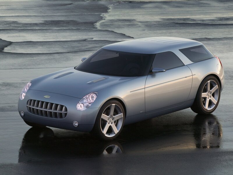 Silver Concept Car — Dramatic, Sunset