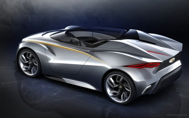 Silver Concept Car — Dramatic, Taillight