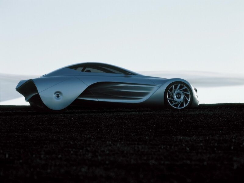 Silver Concept Car — Dramatic