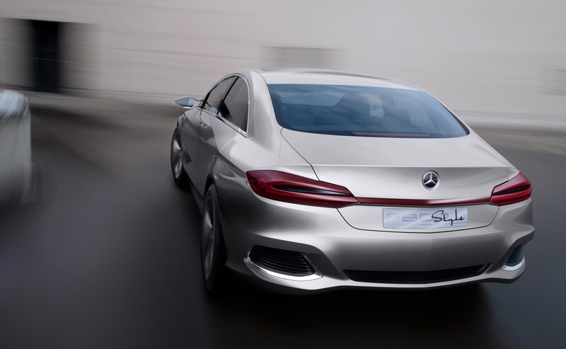 Silver Concept Car — Dynamic, 3d Render, Road