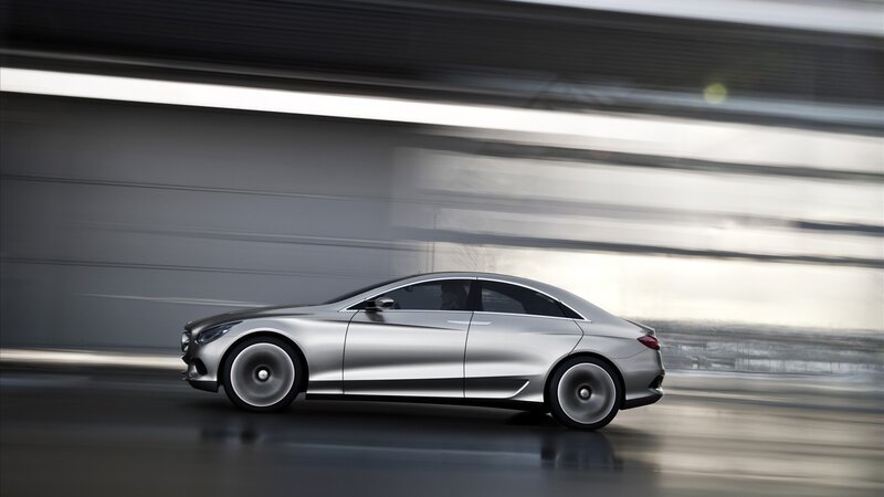 Silver Concept Car — Dynamic, 3d Render, Tunnel, Motion Blur, Gray
