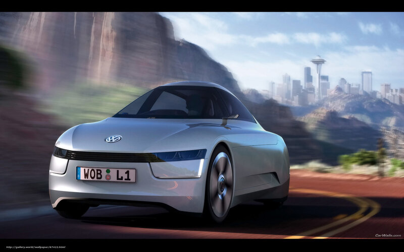 Silver Concept Car — Dynamic, Afternoon, 3d Render, City Skyline