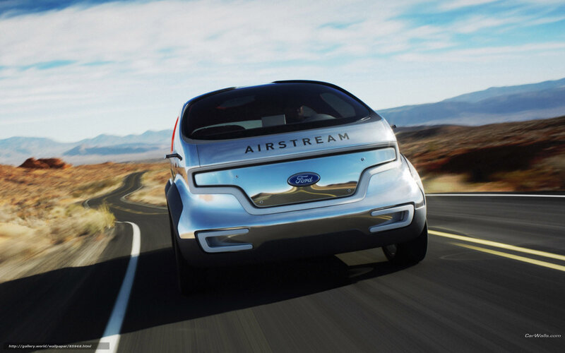 Silver Concept Car — Dynamic, Afternoon, 3d Render, Road