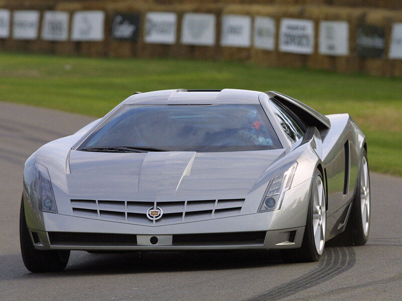 Silver Concept Car — Dynamic, Afternoon, Photograph, Race Track, Grass