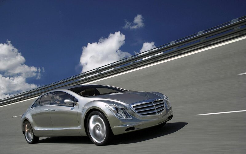 Silver Concept Car — Dynamic, Afternoon, Photograph