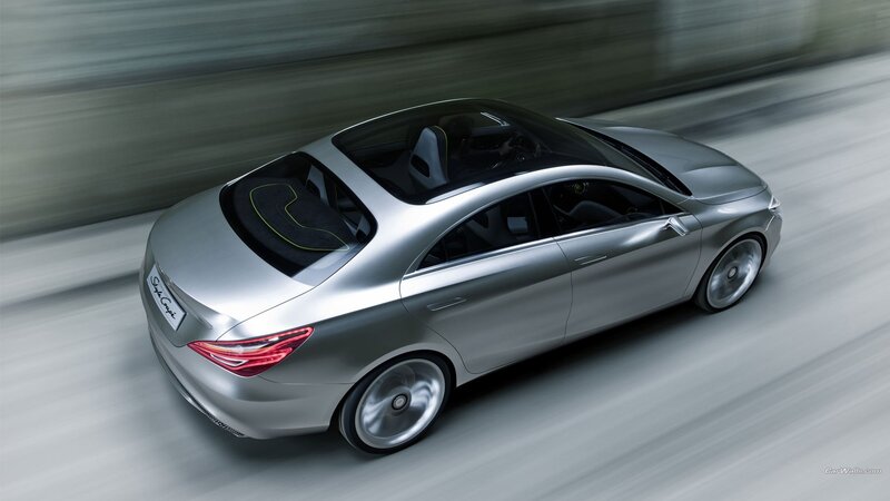 Silver Concept Car — Dynamic, Photograph, Road