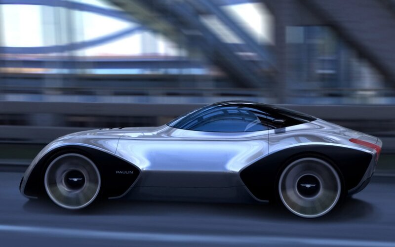 Silver Concept Car — Dynamic