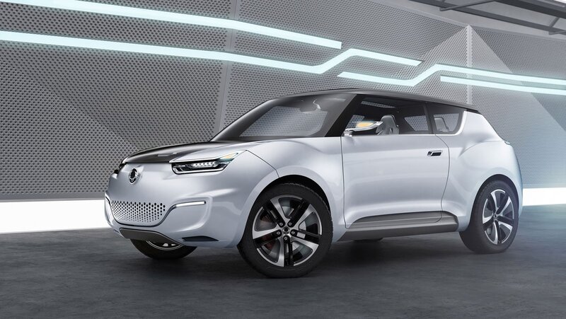 Silver Concept Car — Futuristic, 3d Render, Wall, Lighting