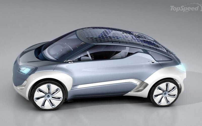 Silver Concept Car — Futuristic, 3d Render, Wheel, Headlight
