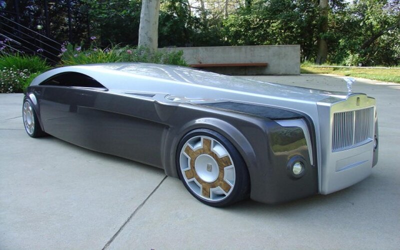 Silver Concept Car — Gray, Calm