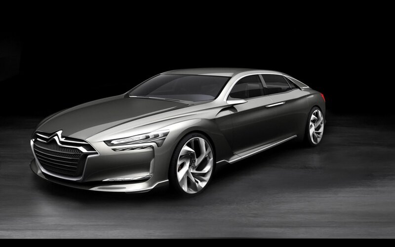 Silver Concept Car — Gray, Dramatic, 3d Render, Grille