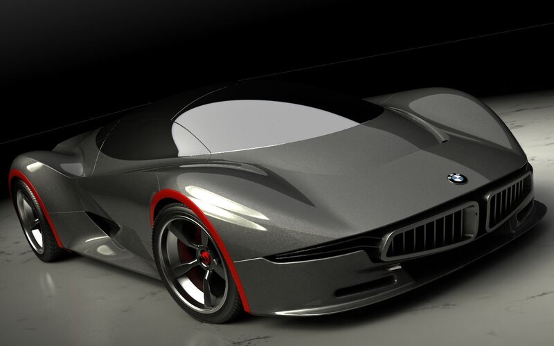Silver Concept Car — Gray, Dramatic, 3d Render, Wheel, Grille