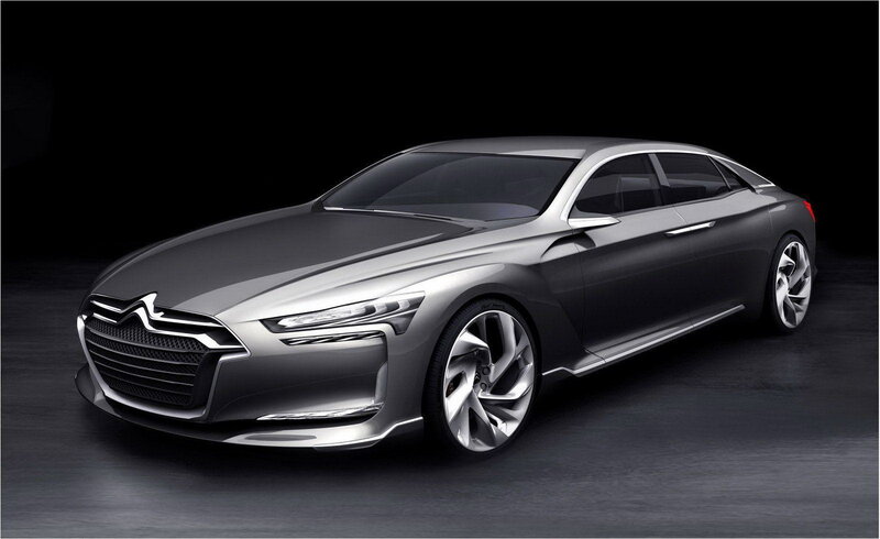 Silver Concept Car — Gray, Dramatic, 3d Render, Wheels
