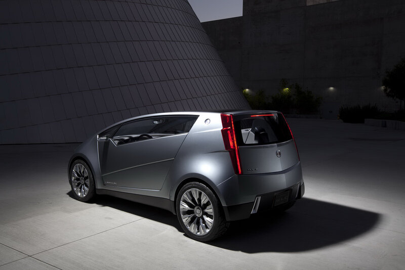 Silver Concept Car — Gray, Dramatic, Night, Photograph, Building