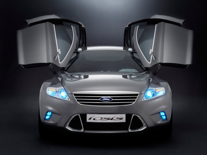 Silver Concept Car — Gray, Dramatic, Photograph, Car Doors, Headlights, Grille