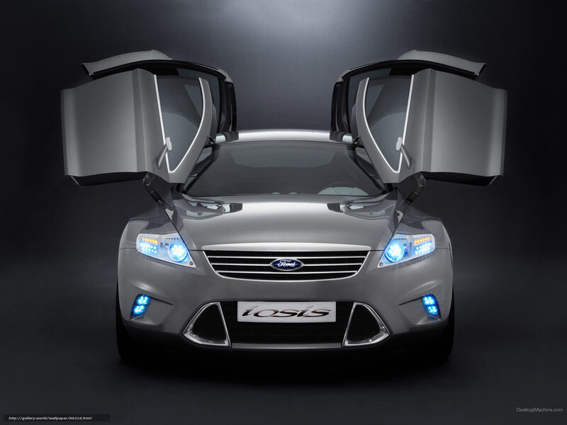 Silver Concept Car — Gray, Dramatic, Photograph, Car Doors, Headlights
