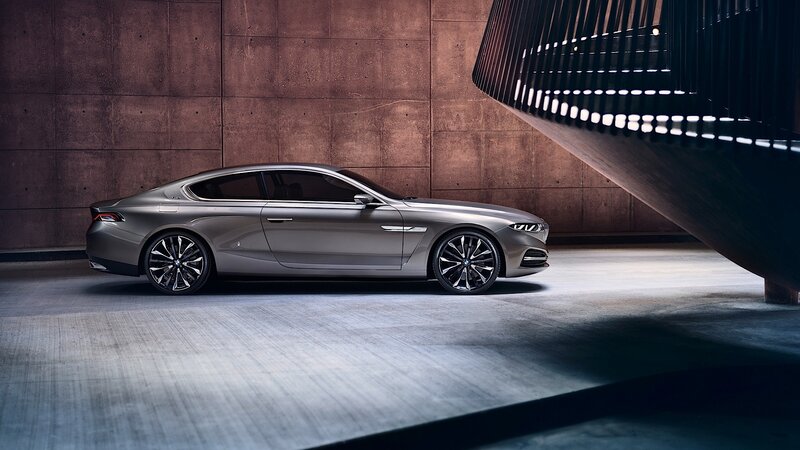 Silver Concept Car — Gray, Dramatic, Photograph, Concrete Wall, Spiral Structure
