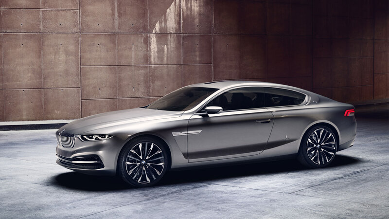 Silver Concept Car — Gray, Dramatic, Photograph, Concrete Wall
