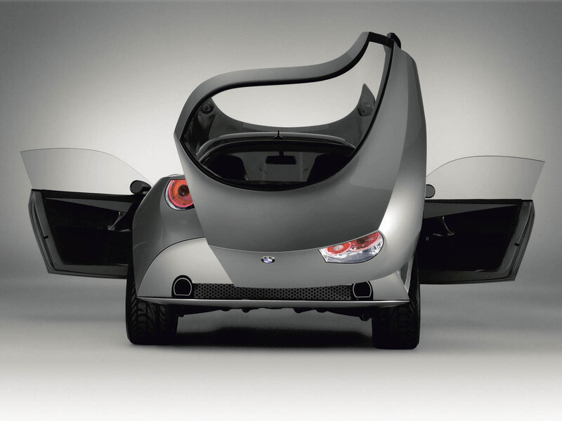 Silver Concept Car — Gray, Dramatic, Photograph, Doors