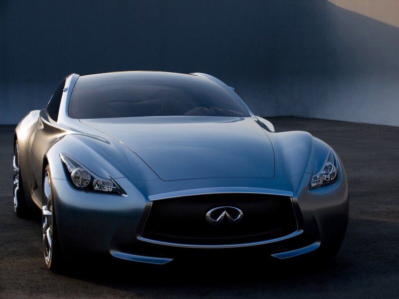 Silver Concept Car — Gray, Dramatic, Photograph, Grille, Headlights