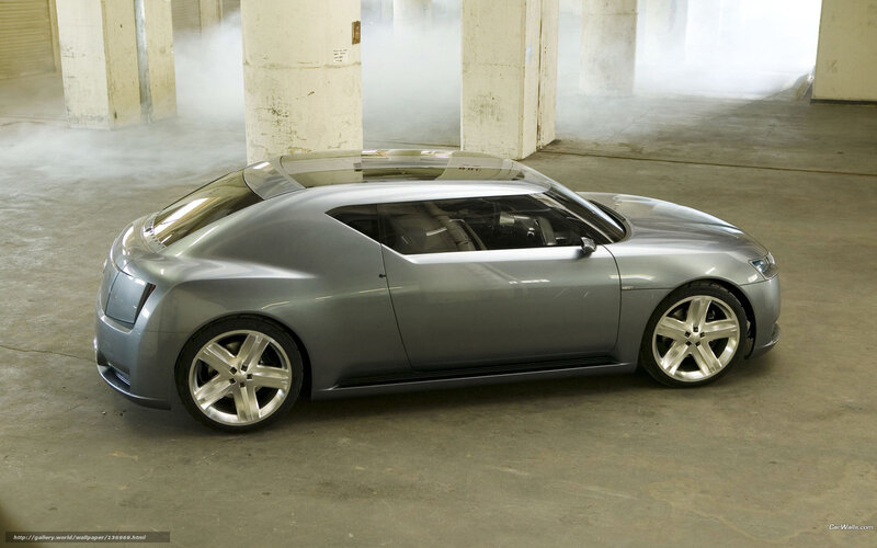Silver Concept Car — Gray, Dramatic, Photograph, Smoke