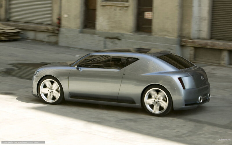 Silver Concept Car — Gray, Dynamic, Afternoon