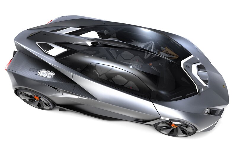 Silver Concept Car — Gray, Futuristic, 3d Render, Carbon Fiber