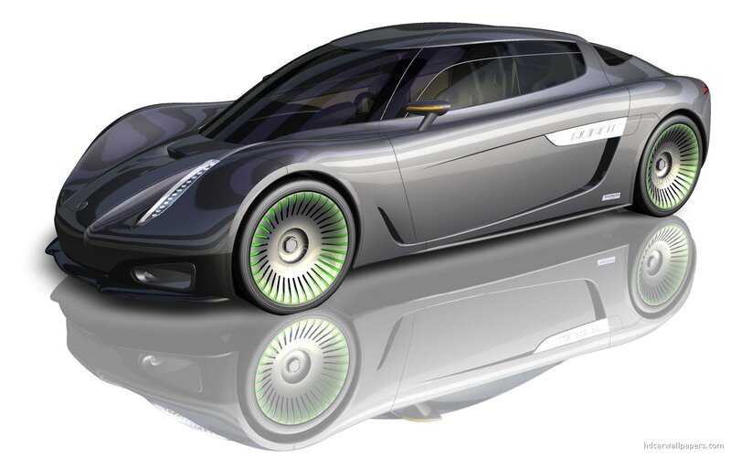 Silver Concept Car — Gray, Futuristic, Digital Art