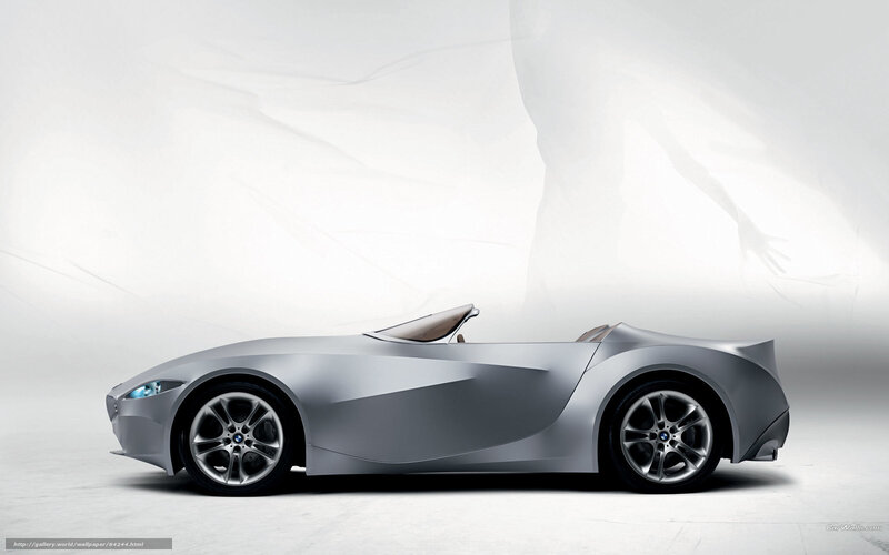 Silver Concept Car — Gray, Minimalist, 3d Render