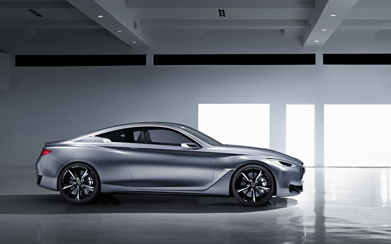 Silver Concept Car — Gray, Minimalist, Photograph