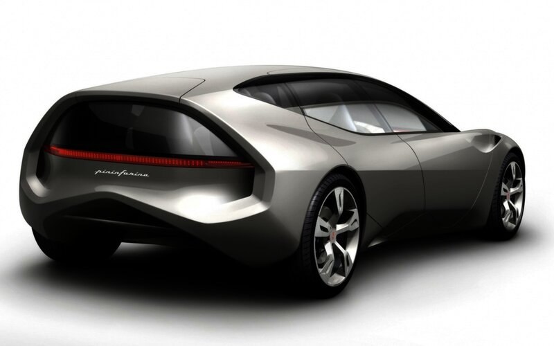 Silver Concept Car — Gray, Modern, 3d Render, Taillight