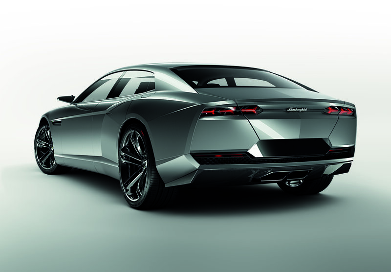 Silver Concept Car — Gray, Modern, 3d Render, Taillights