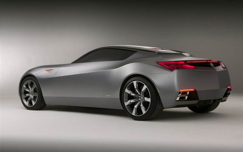 Silver Concept Car — Gray, Modern, 3d Render, Wheels, Taillights