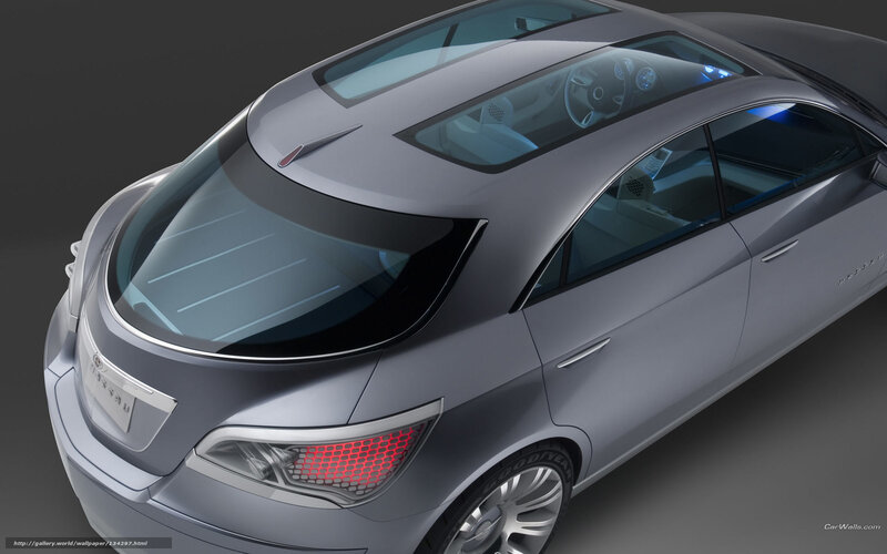 Silver Concept Car — Gray, Modern, 3d Render, Windows
