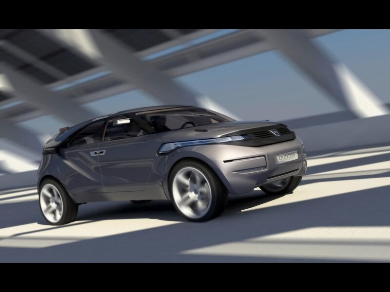 Silver Concept Car — Gray, Modern, Afternoon, 3d Render, Bridge