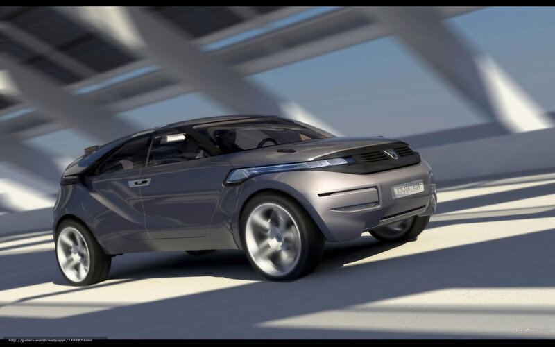 Silver Concept Car — Gray, Modern, Afternoon, 3d Render