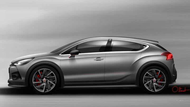 Silver Concept Car — Gray, Modern, Digital Art